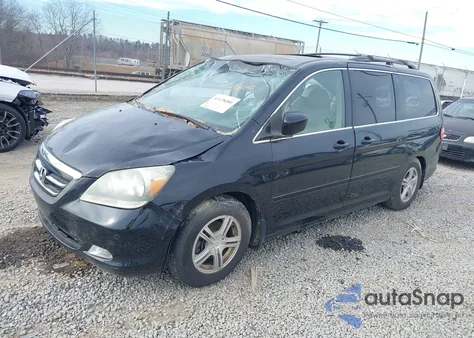 2006 Honda Odyssey Touring из США, поврежденный, VIN 5FNRL38856B033757